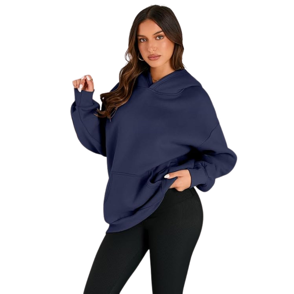 Over Size Hoodie 350 GSM - Navy Blue