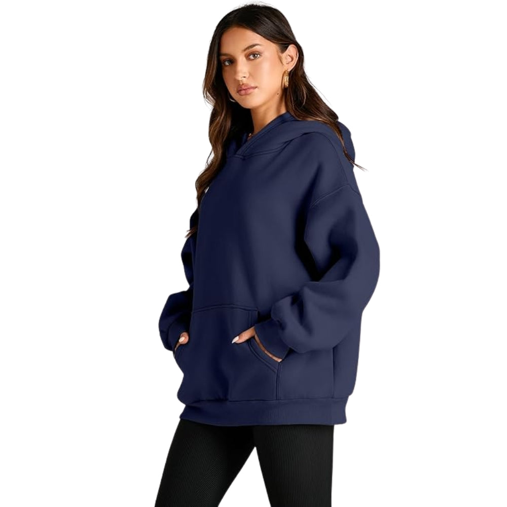 Over Size Hoodie 350 GSM - Navy Blue