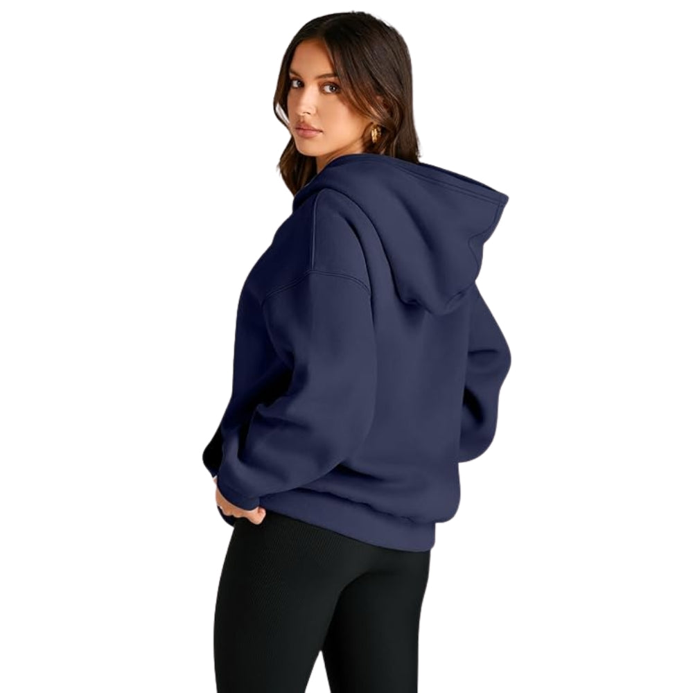 Over Size Hoodie 350 GSM - Navy Blue